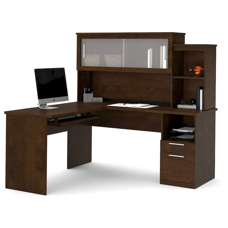 Dayton Melamine Reversible L-shaped Desk