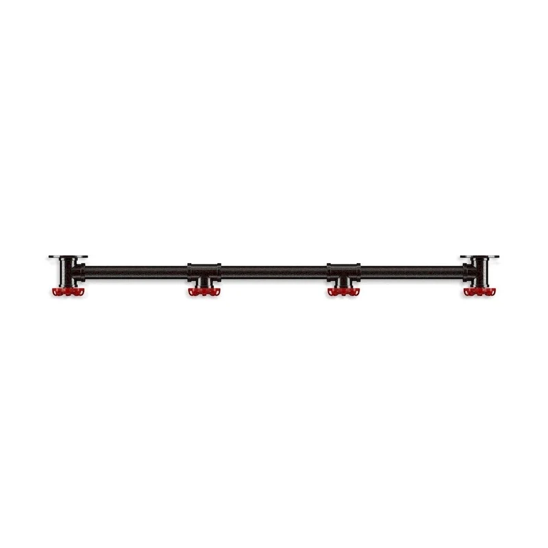 Cambria Industrial Sand Black Wall Coat Rack by Furniture of America