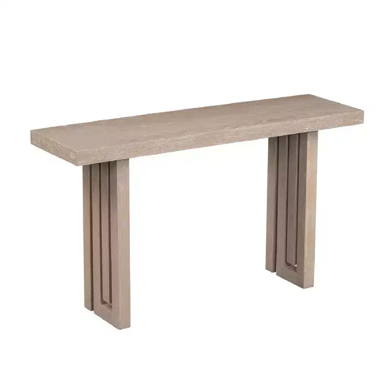 Console Table with Sculpted Sides