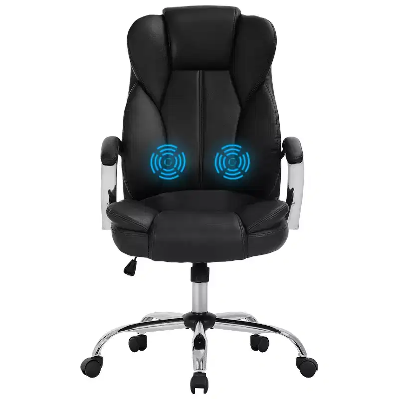 Premium Office Chair Computer Chair with High Back Lumbar Support and PU Leather Upholstery