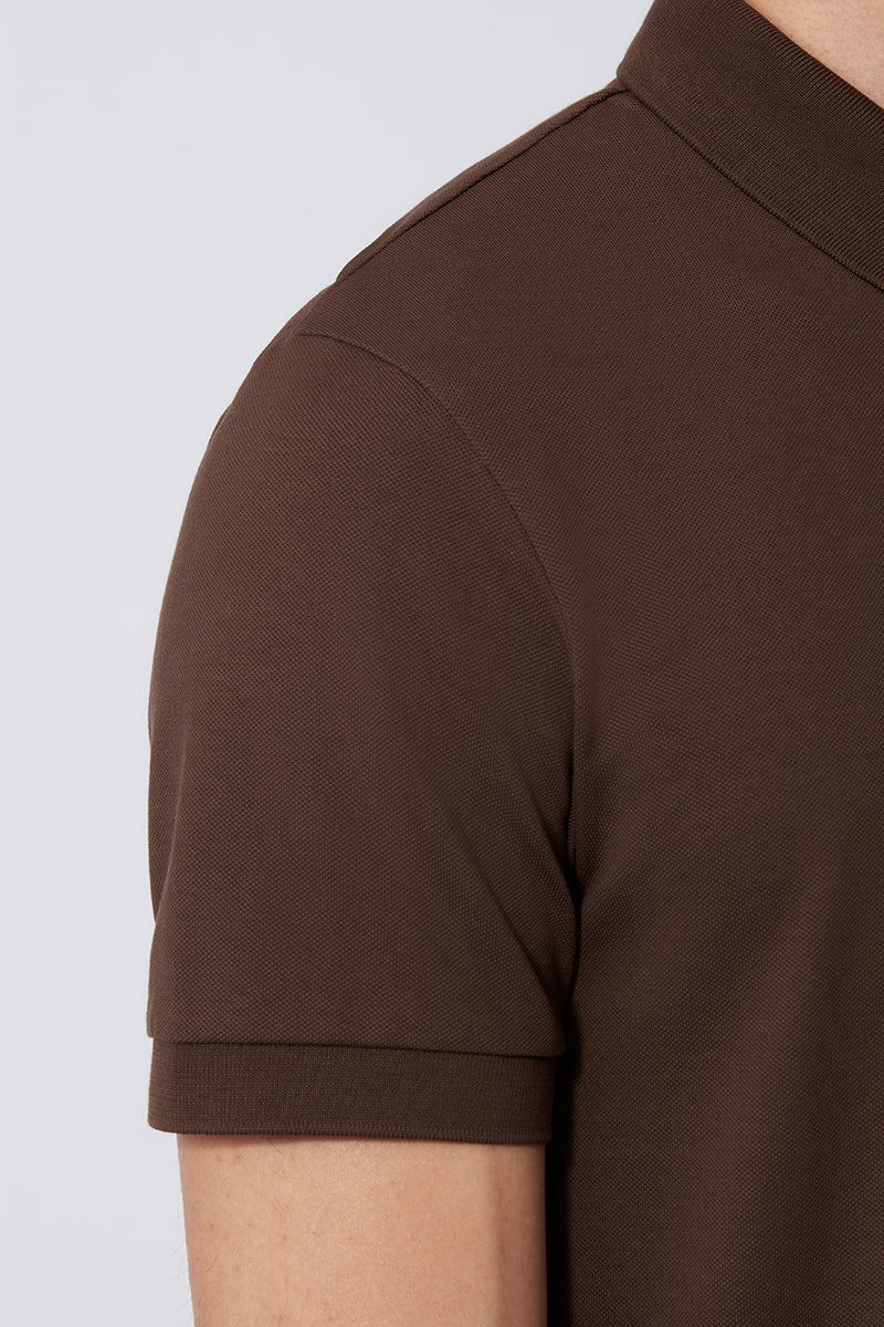 Pique Polo | Brown