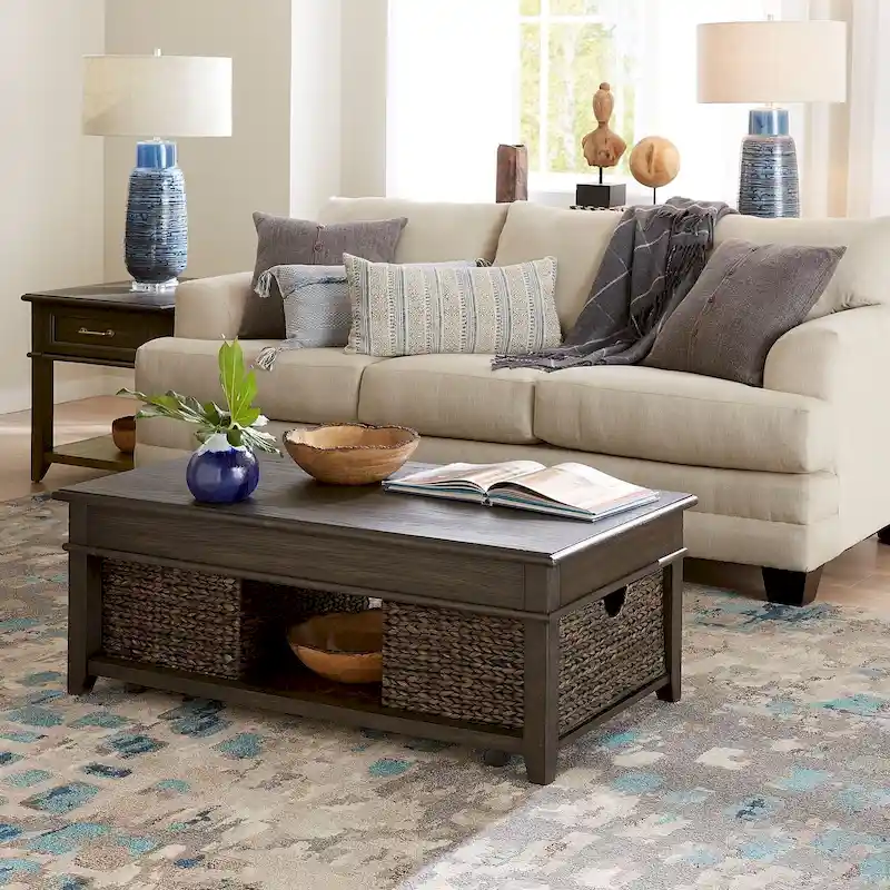 Mill Creek Peppercorn 3 Piece Lift Top Cocktail Table Set