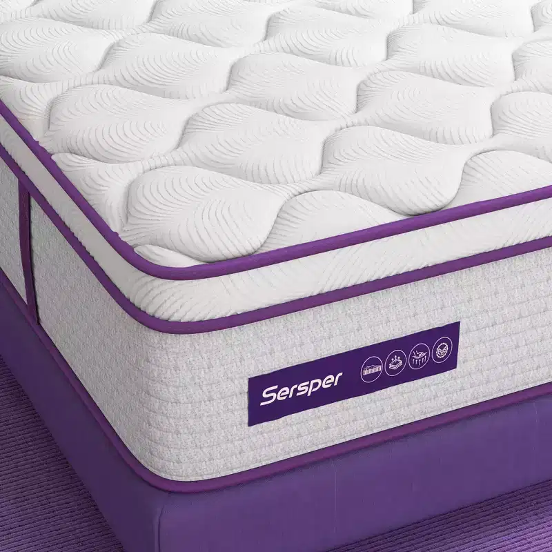10 Euro Top Memory Foam Spring Hybrid Mattress - Compatible with Platform Bed, Box Spring, or Slat Base
