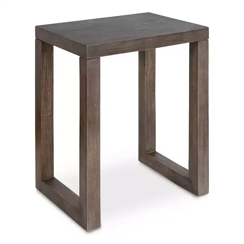 Kate and Laurel Elyria Wood Side Table