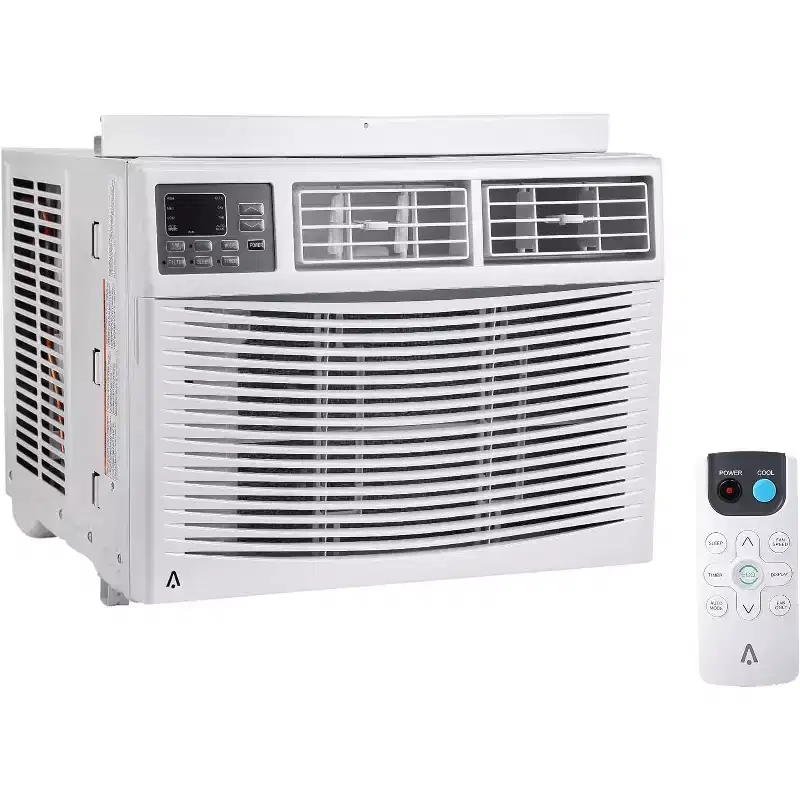 Acekool 10000 BTU Window Air Conditioner, Smart Wi-Fi AC Unit Cools Rooms Up to 450 Sq.Ft, Quiet Energy Saving, Remote App Control, Easy Install