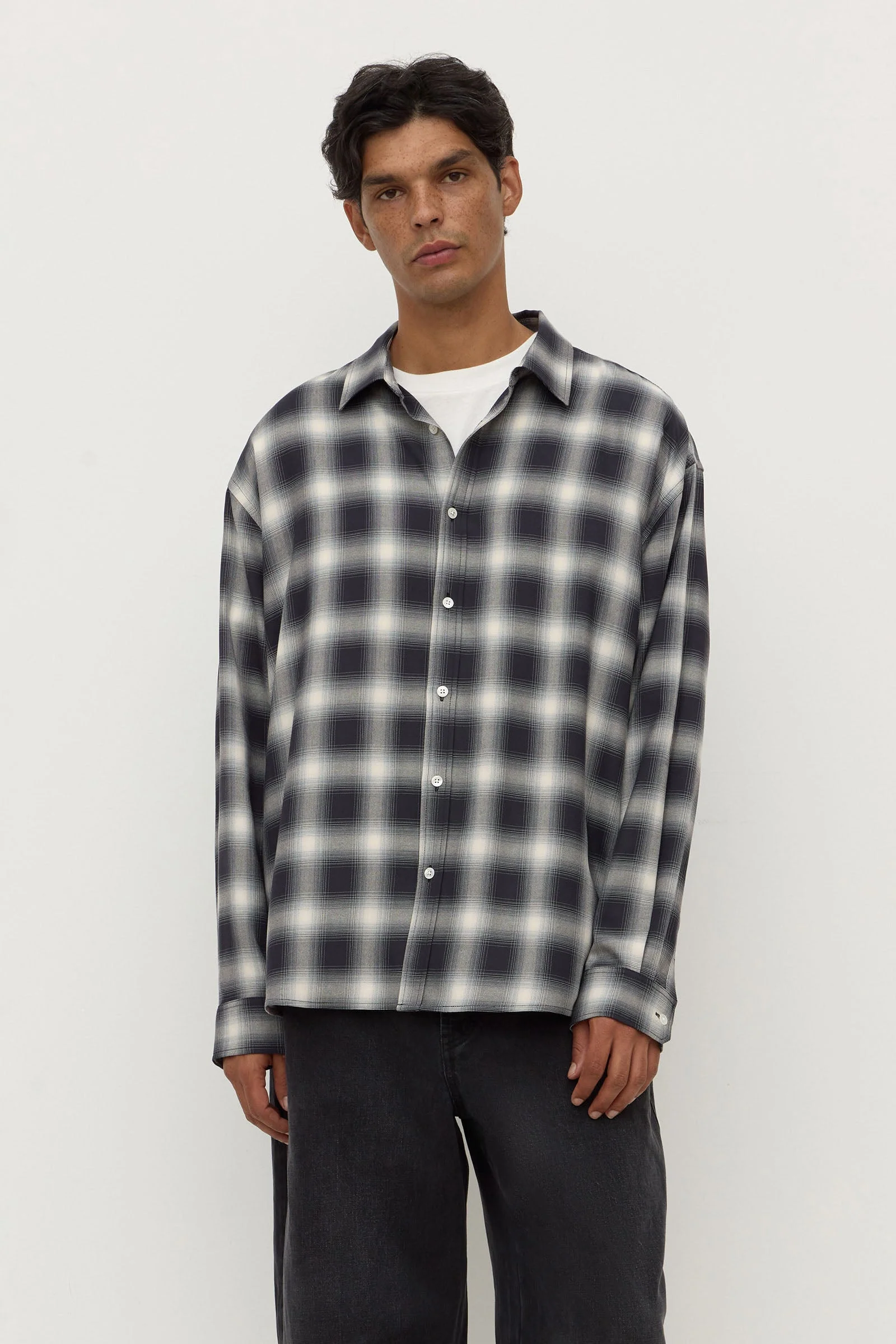 Japanese Check Long Sleeve Shirt