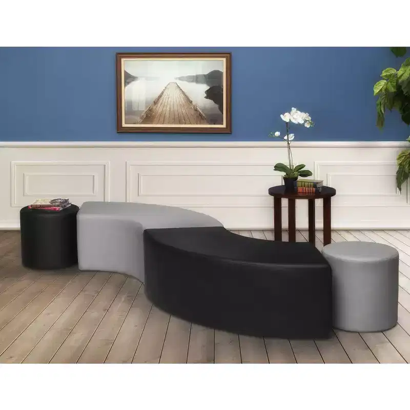 Regency,Aurora Curved Ottoman