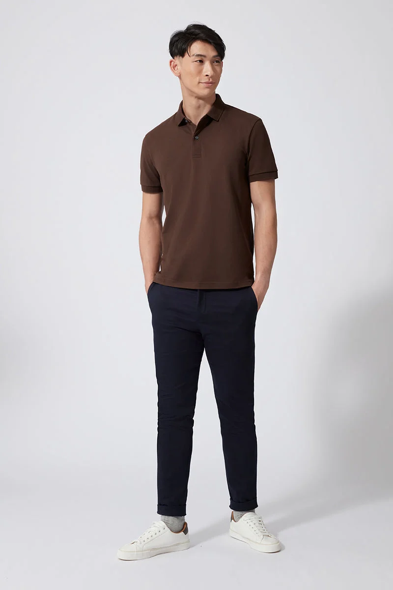 Pique Polo | Brown