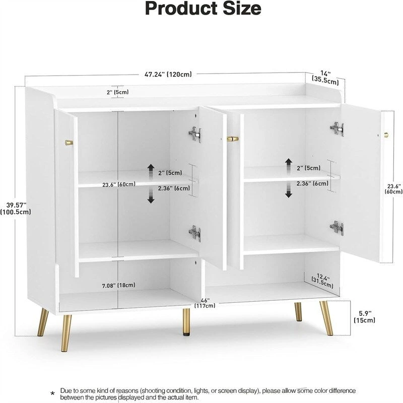 Buffet Cabinet - 14D x 47.24W x 39.57H