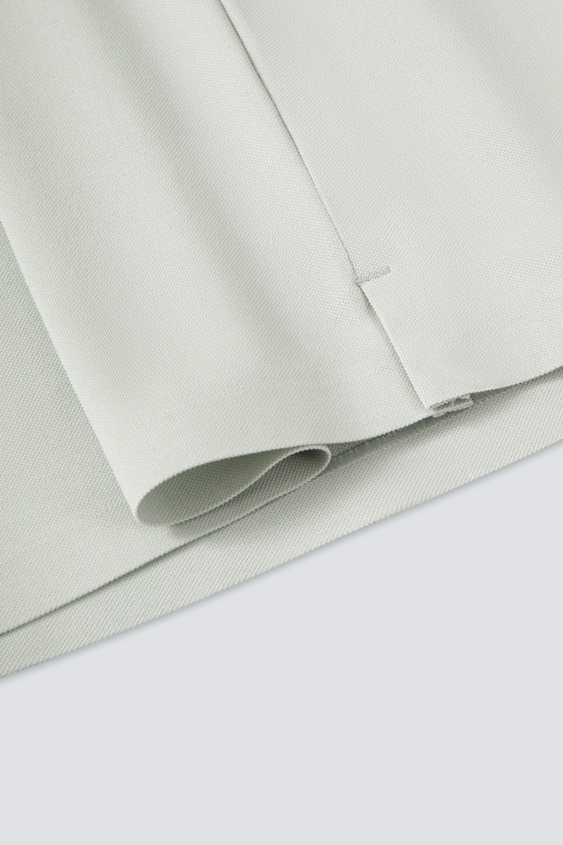 Concealed Placket Sharp Pique Polo – Grey