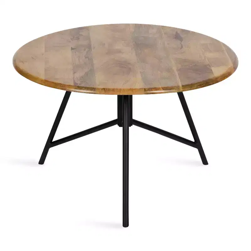 Kate and Laurel Pallson Round Wood Coffee Table