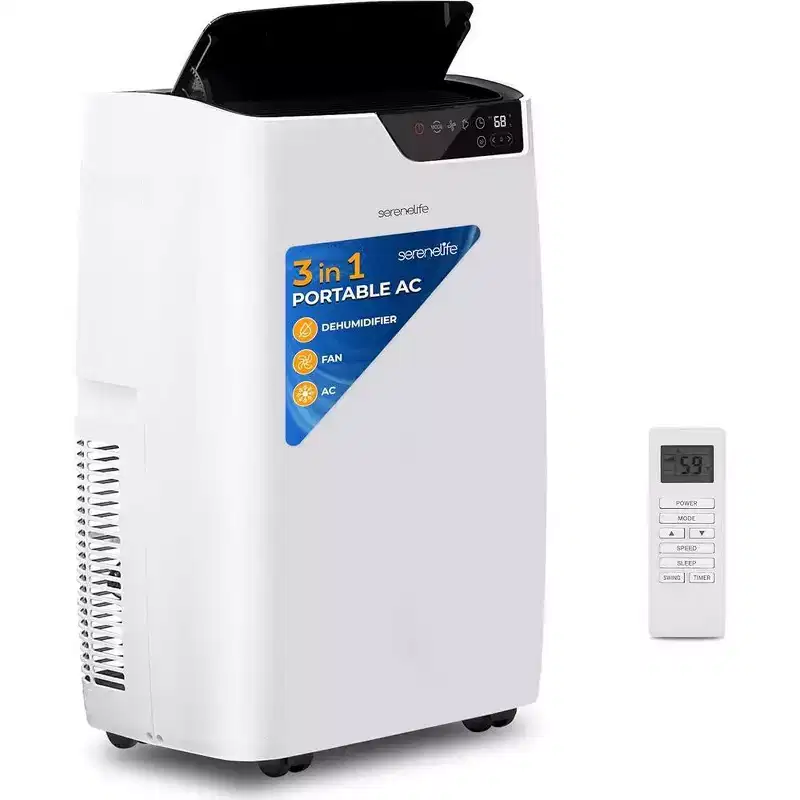 SereneLife 12,000 BTU Portable Air Conditioner & Heater