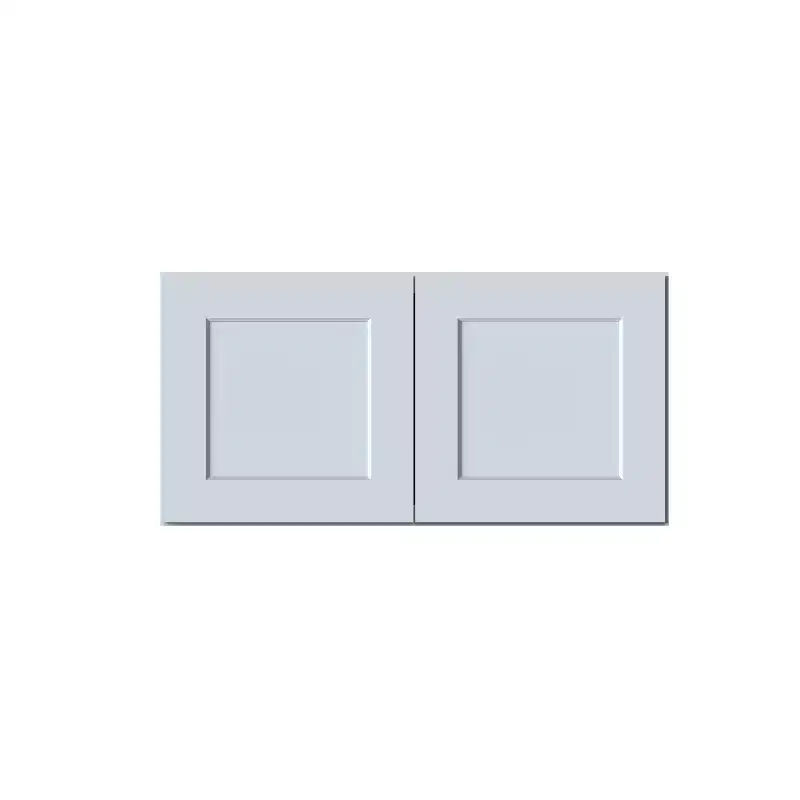 CASAINC 36 W x 18 H x 27 D Shaker Base Kitchen Cabinet with Double Doors, Solid Wood Frame, Water-Based Low-VOC Paint, Soft-Close, RTA, Dove Gray