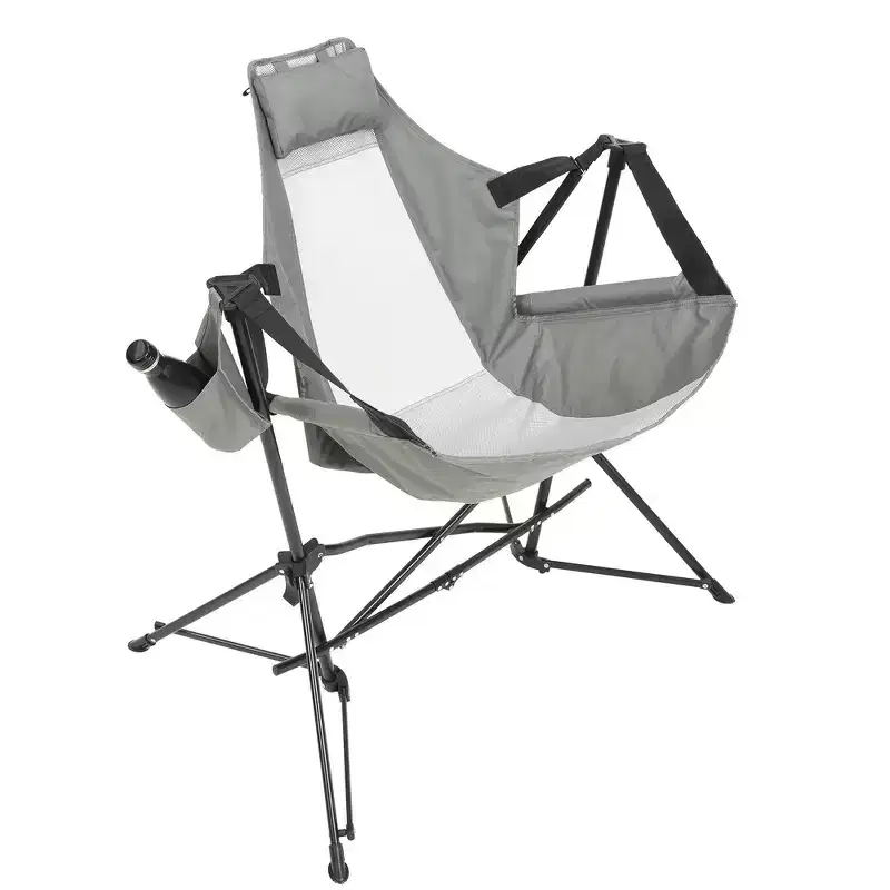 Whisen Hammock Camping Chair & Rocking Chair with Pillow Cup Holder, Recliner with Carry Bag