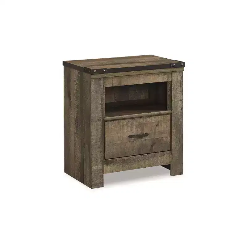 Signature Design by Ashley Trinell One Drawer Nightstand, Brown