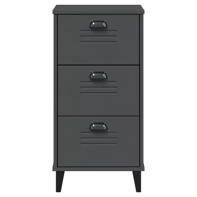Bedside Cabinet Accent End Table Bedroom Furniture Solid Wood Pine