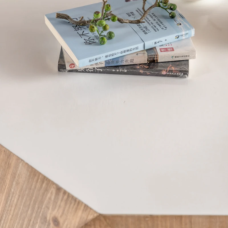Three-dimensional Embossed Pattern Design American Retro Style Coffee Table