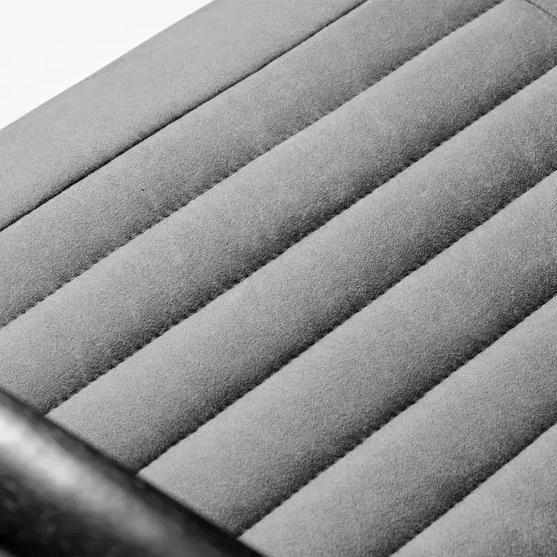 Cole, PU Leather Task Office Chair,27.12 D x 24.75 W x 36.25-39.37 H,Grey