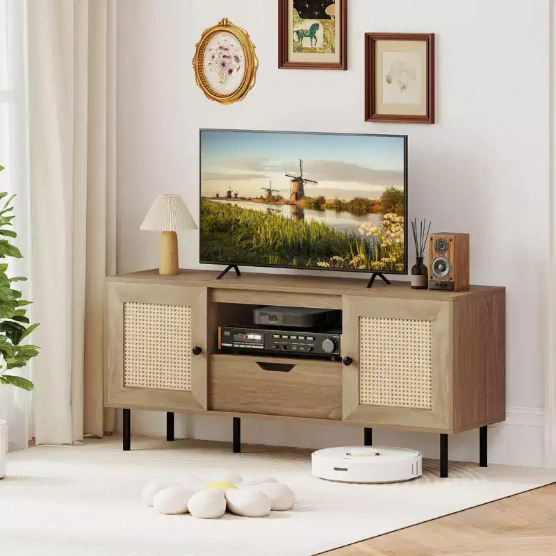 Boho TV Stand for 60
