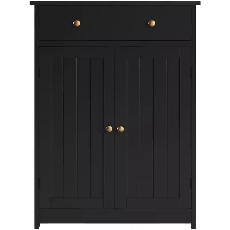 Wooden Bathroom Cabinet with Adjustable Shelf