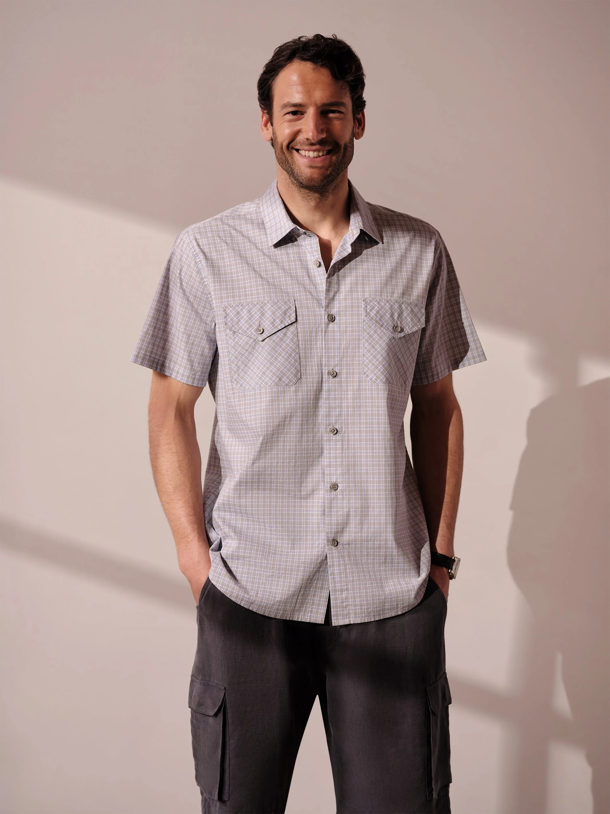 Double Pocket Short Sleeve Shirt