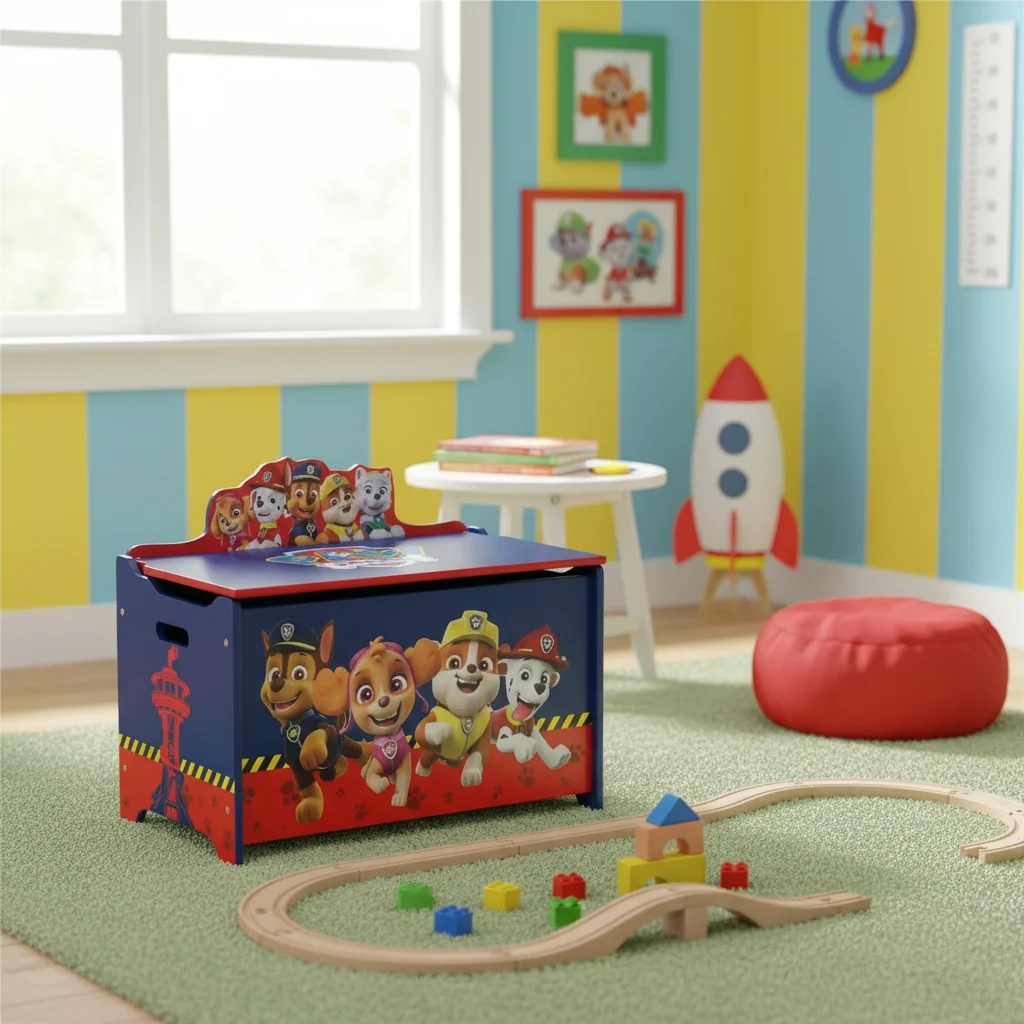 Deluxe Kids' Toy Box - PAW Patrol