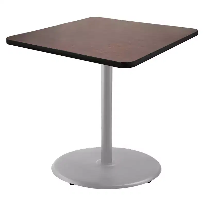 Hampden Furnishings 36" Bennet Collection Square Dining Table Gray/Mahogany