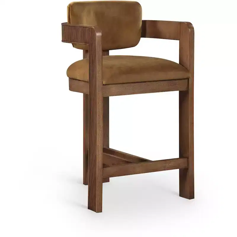 Saddle Velvet Stool