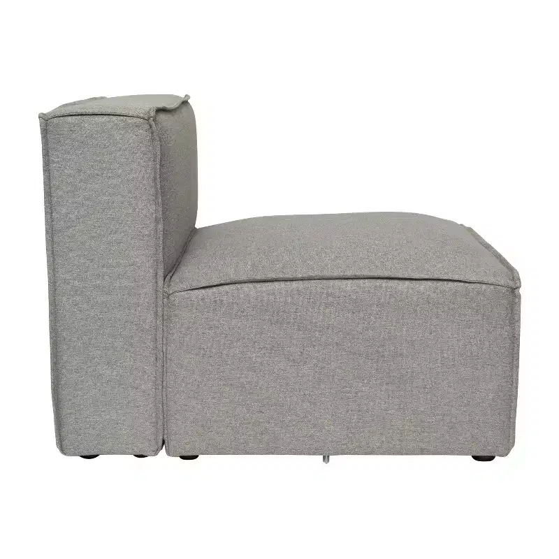 Flash Furniture Bridgetown Luxury Modular Sectional Sofa, Armless Center Seat