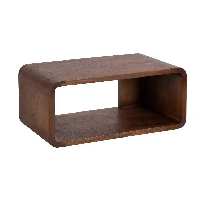 Kate & Laurel All Things Decor 18"x10"x8" Deguara Floating Shelf Walnut Brown