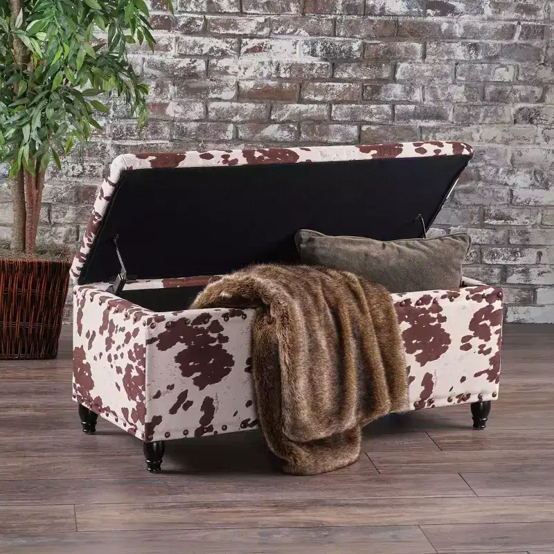 Christopher Knight Home Tallmadge Contemporary Studded Storage Ottoman Bench