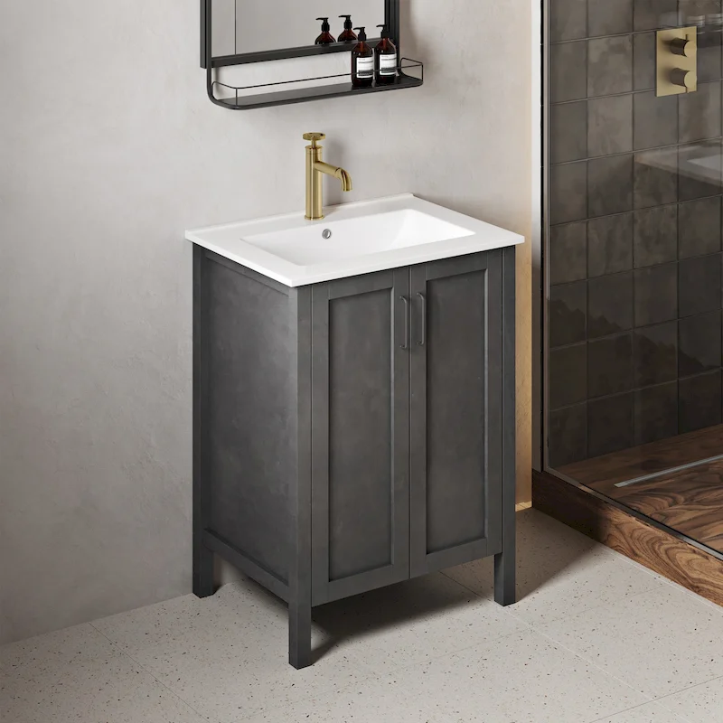 Avallon 24 Bathroom Vanity in Matte Black