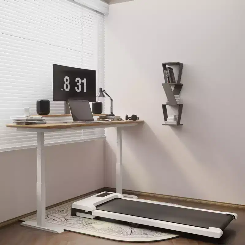 NAYSAYE Walking Pad Spacious Running Area 220 lbs Weight Capacity for Home or Office Workouts, White, 47.64*19.09*4.92