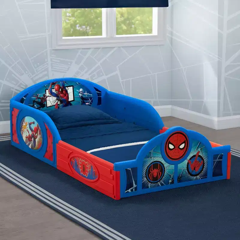 Spider-Man Sleep and Play Toddler Bed