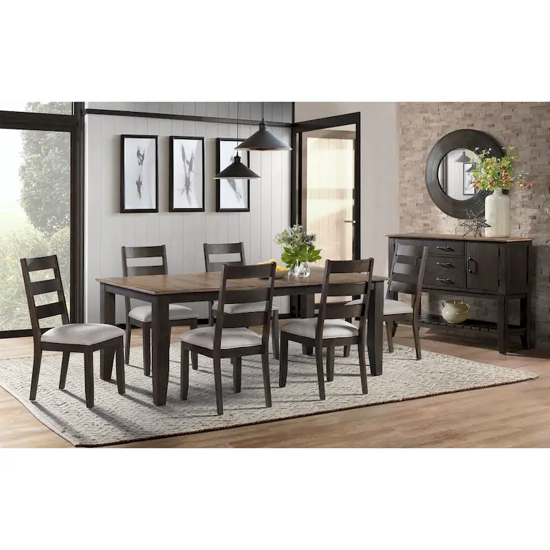 Beacon Ladder Back Side Chairs with Cushion (Set of 2)