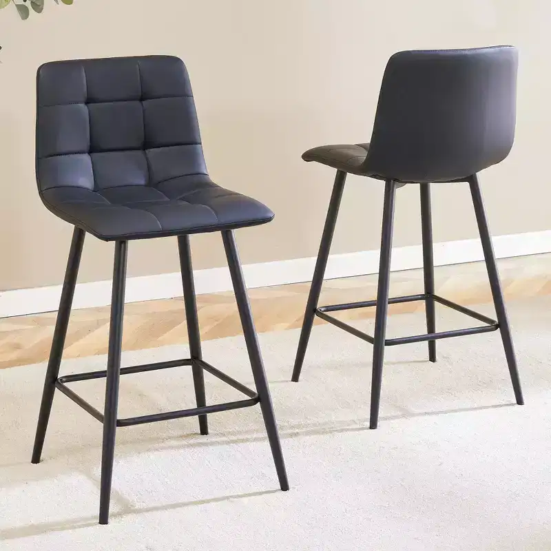 Bar Stool Counter Stool Bar Chairs Dining Chair Pub Stool, Brown/Black/White