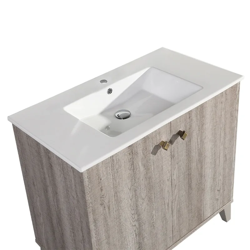 Pur 16.5 Square Wall-Mount Bathroom Sink - Brown