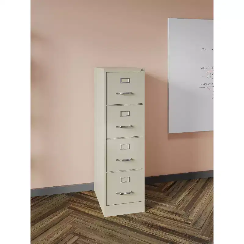 Hirsh 22 Deep 4 Drawer Letter Width Vertical File Cabinet