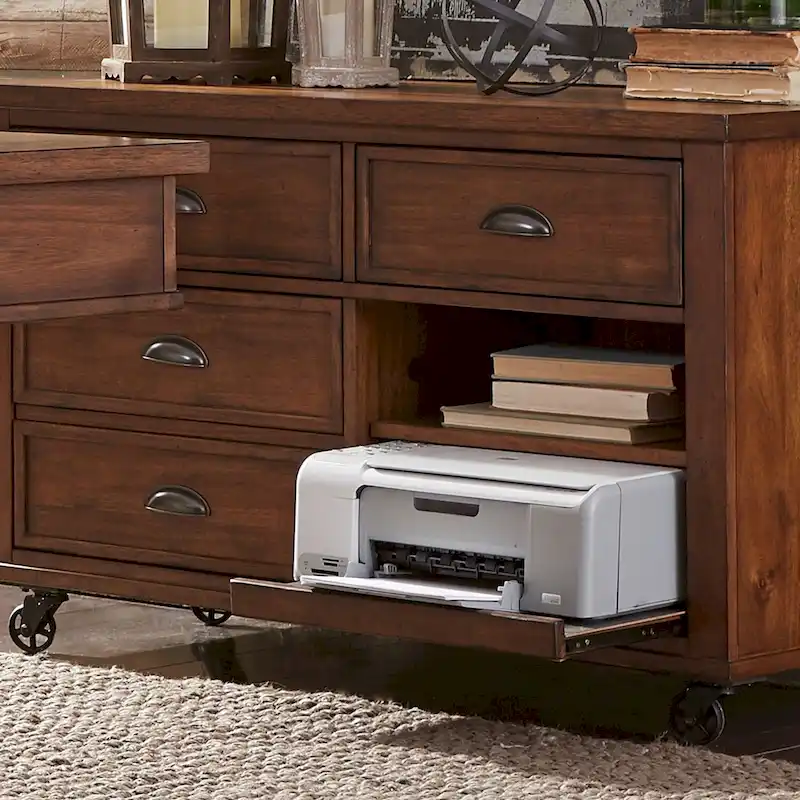 Cobblestone Brown Credenza