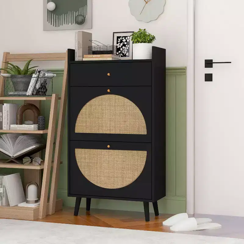Okak Mid Century 5-Drawer Bedroom Dressers Accent Storage Cabinet, Chest of Drawers for Bedroom/Living Room/Entryway/Study