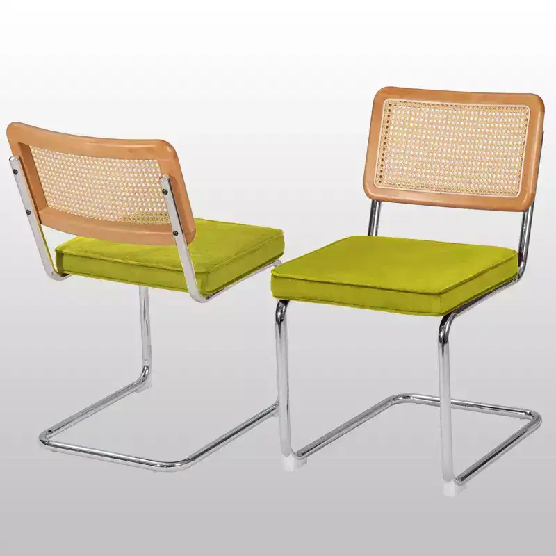 UPTIOT Velvet Upholstered Side Chair (Set of 2)