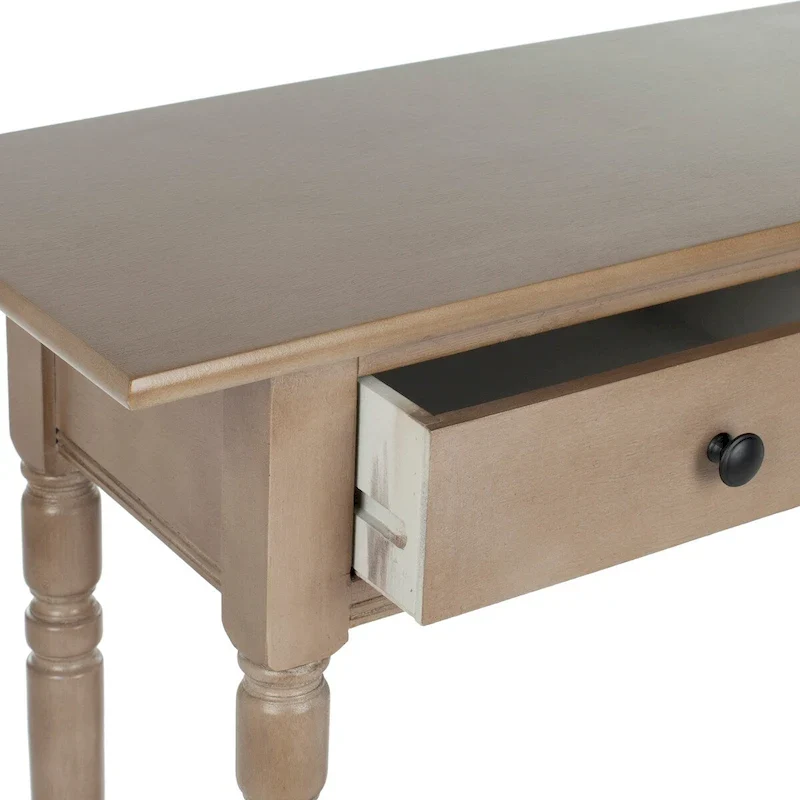 SAFAVIEH Arvilla Grey 2-Drawer Console Table - 37.8 x 13 x 31.9 - 38Wx13Dx32H