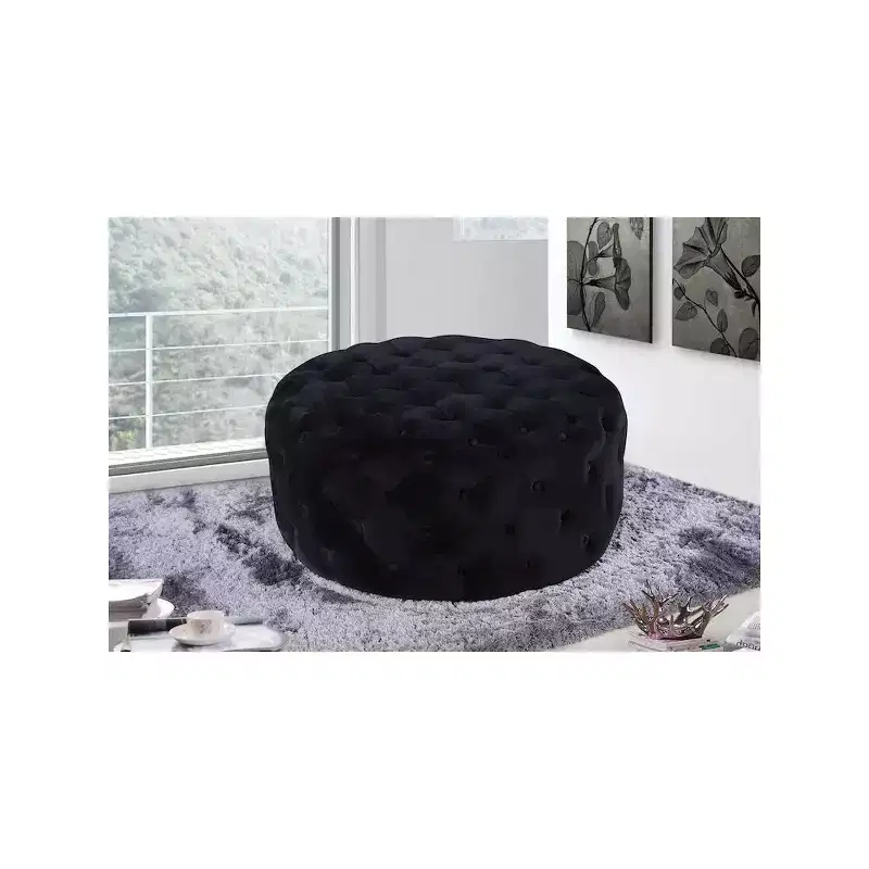 Velvet Ottoman/Bench