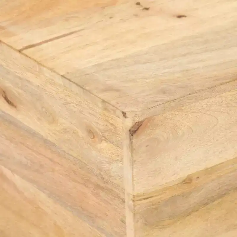 vidaXL Coffee Table V-shape Side End Table Living Room Sofa Table Solid Wood