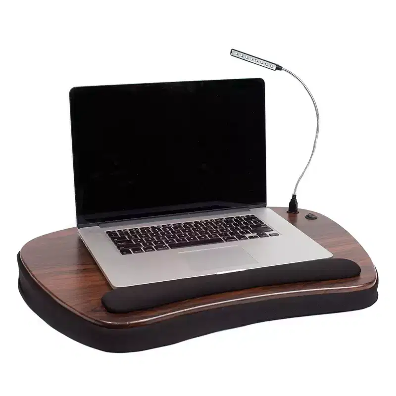 Mini Lap Desk with Memory Foam Cushion for Laptops up to 15
