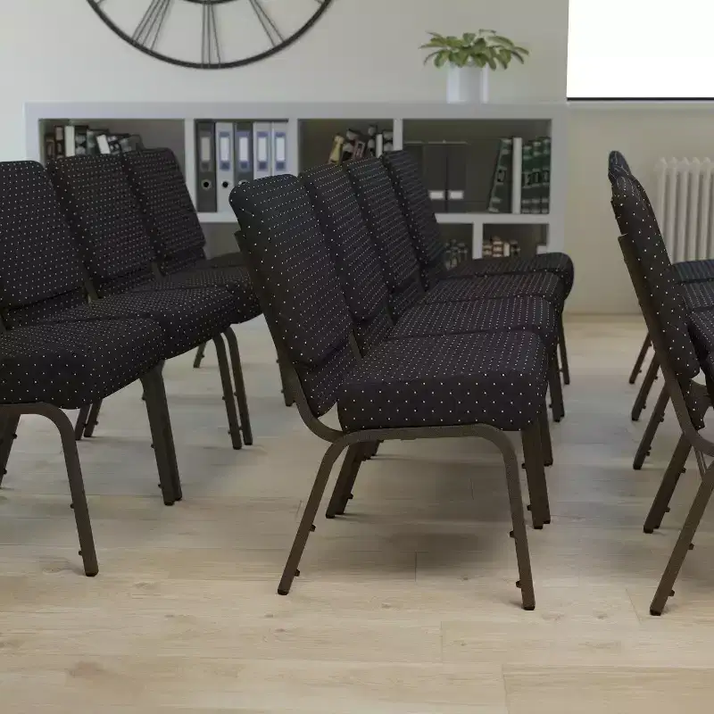 4 Pack 21''W Stacking Church Chair