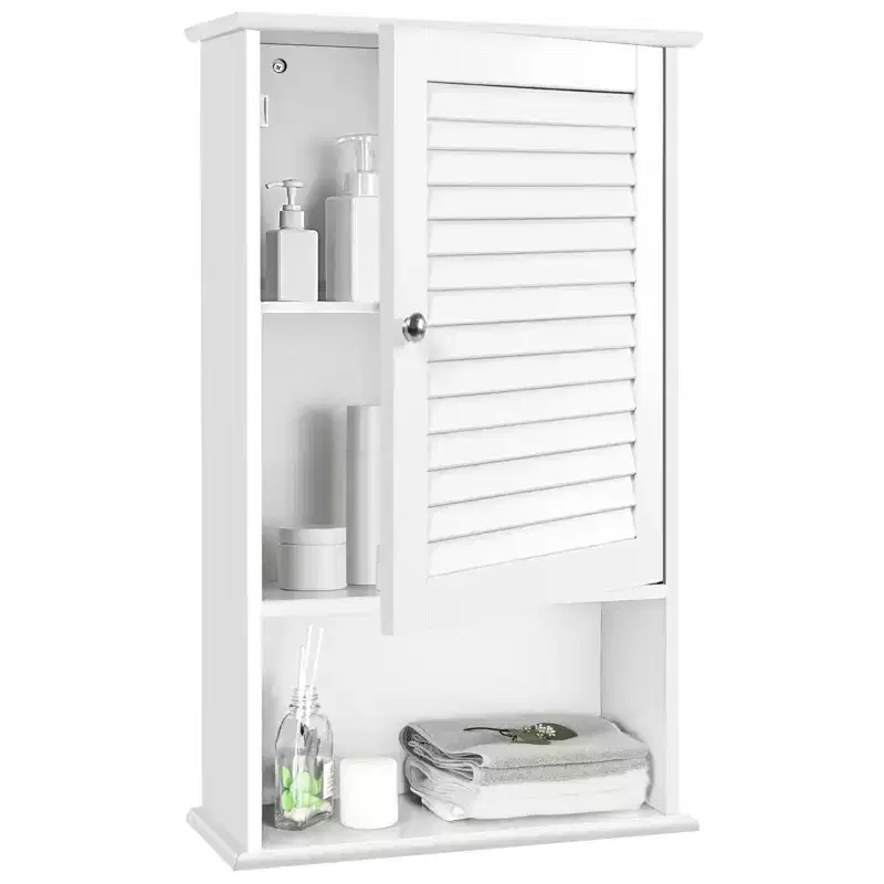 Wall Cabinet Hanging Bathroom Storage Cabinet 27.5'' Height Adjustable