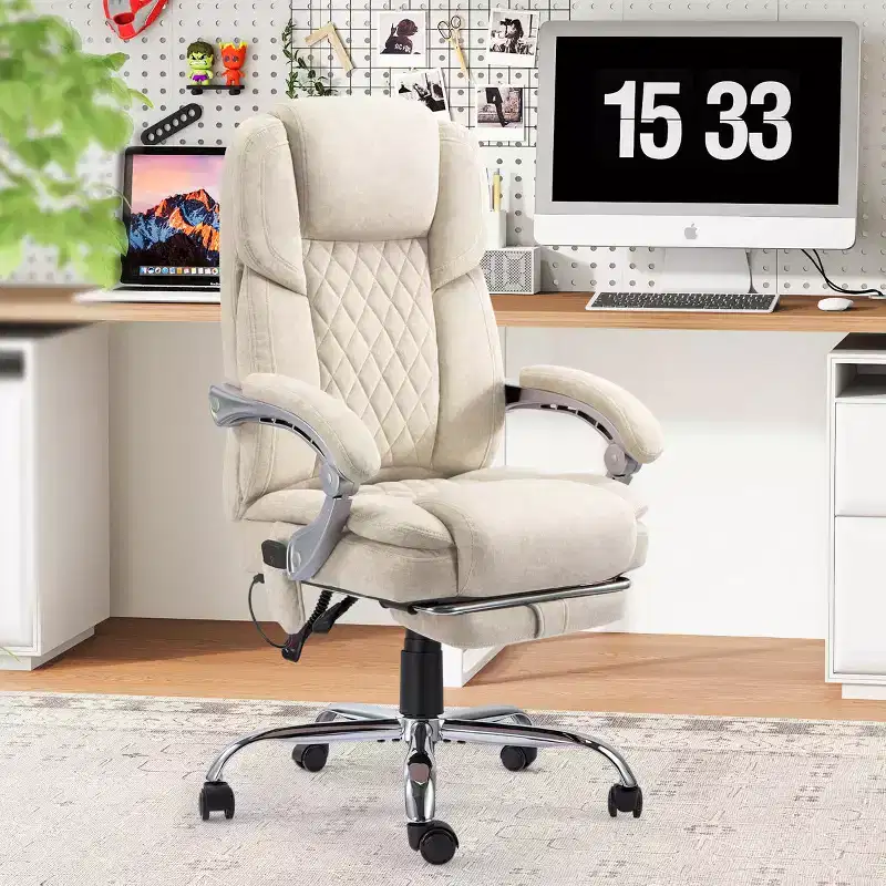 EROMMY Ergonomic Heated Massage Executive Chair