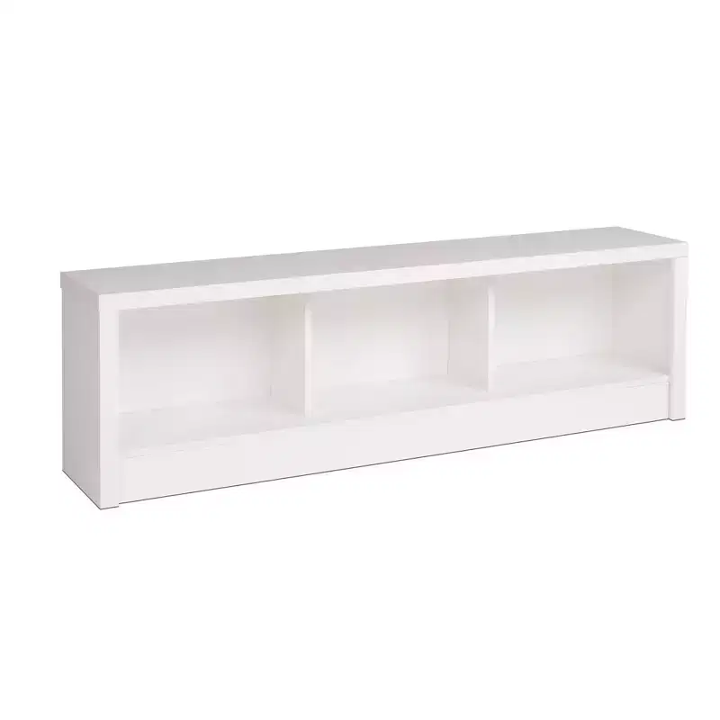 Calla Entryway Bench White - Chic Cosmopolitan Design, Laminated Surface, Metal Hardware