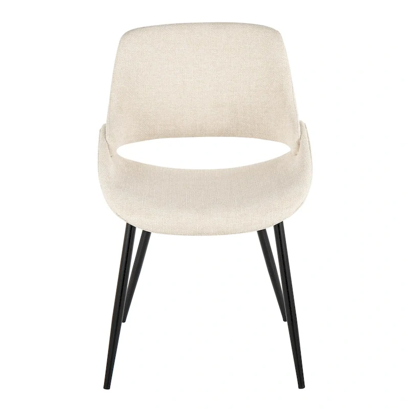 Carson Carrington Svellingen Dining Chair with Tapered Metal Legs (Set of 2)